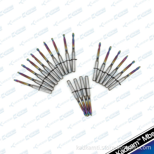 Kadkam high-tech new coated zirconia burs for VHF cad/cam system dental milling burs pmma/wax cutters